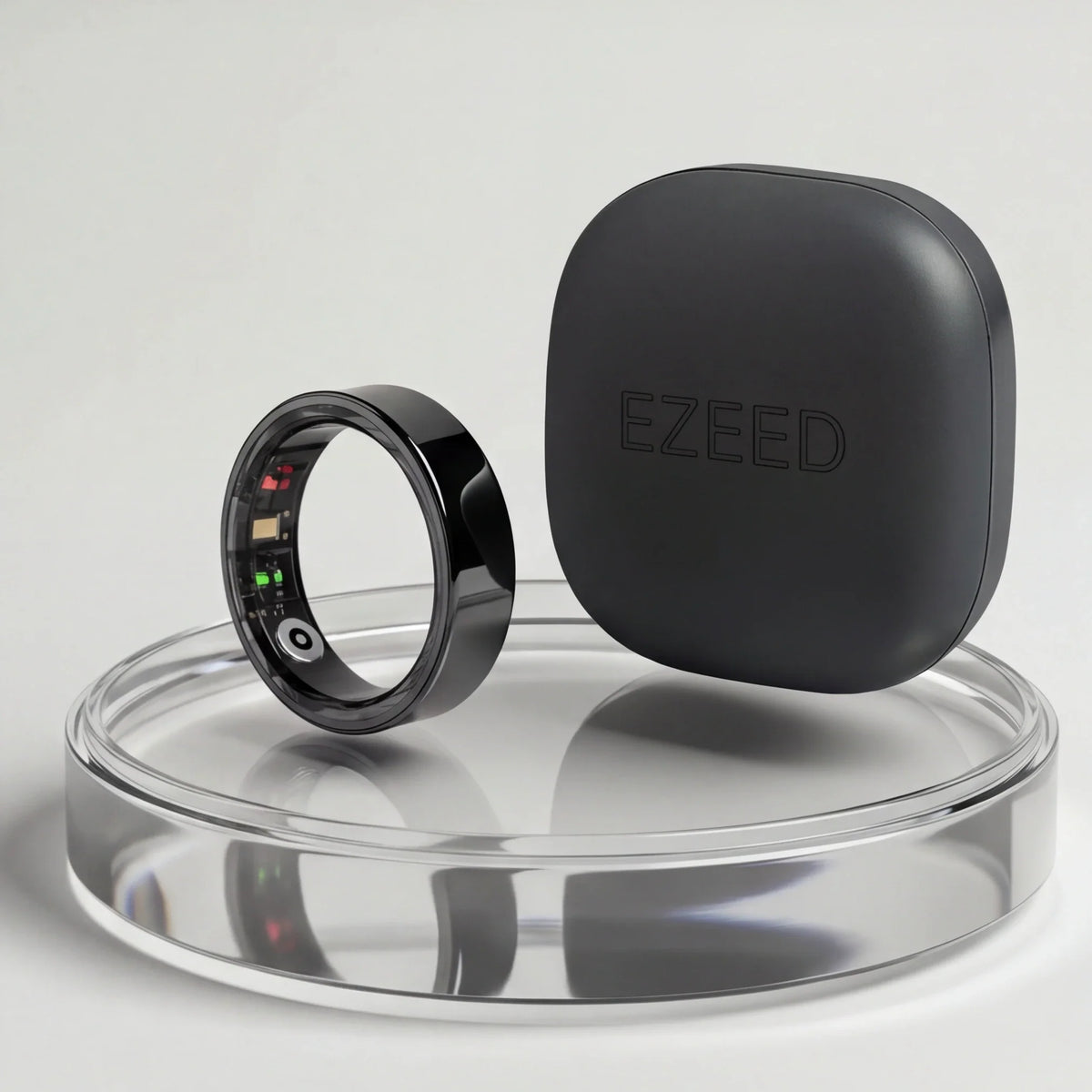 EZEED Ring no acabamento Grafite